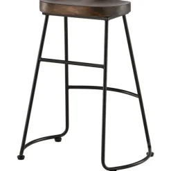 Ozark barstol - Mörk valnöt