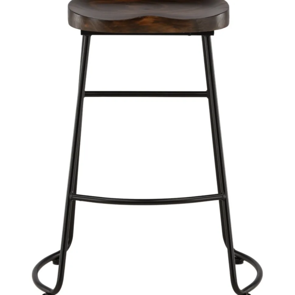 Ozark barstol - Mörk valnöt