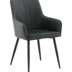 Paolo karmstol - Svart PU