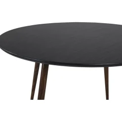 Paradis matbord 100 cm - Svart/valnöt