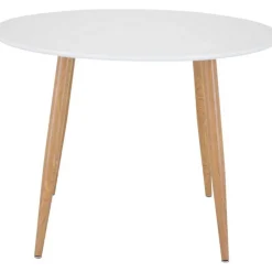 Paradis matbord 100 cm - Vit/ek