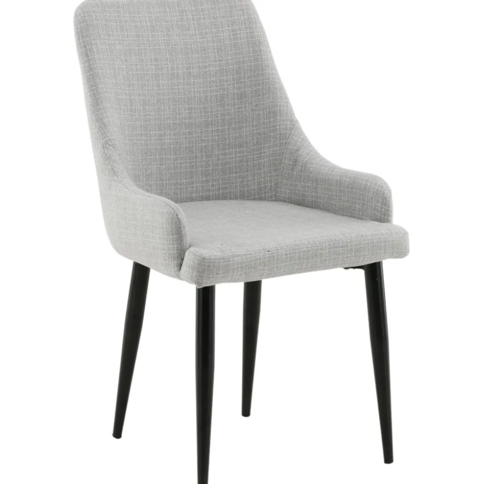 Paradis matstol - Ljusgrå/svart