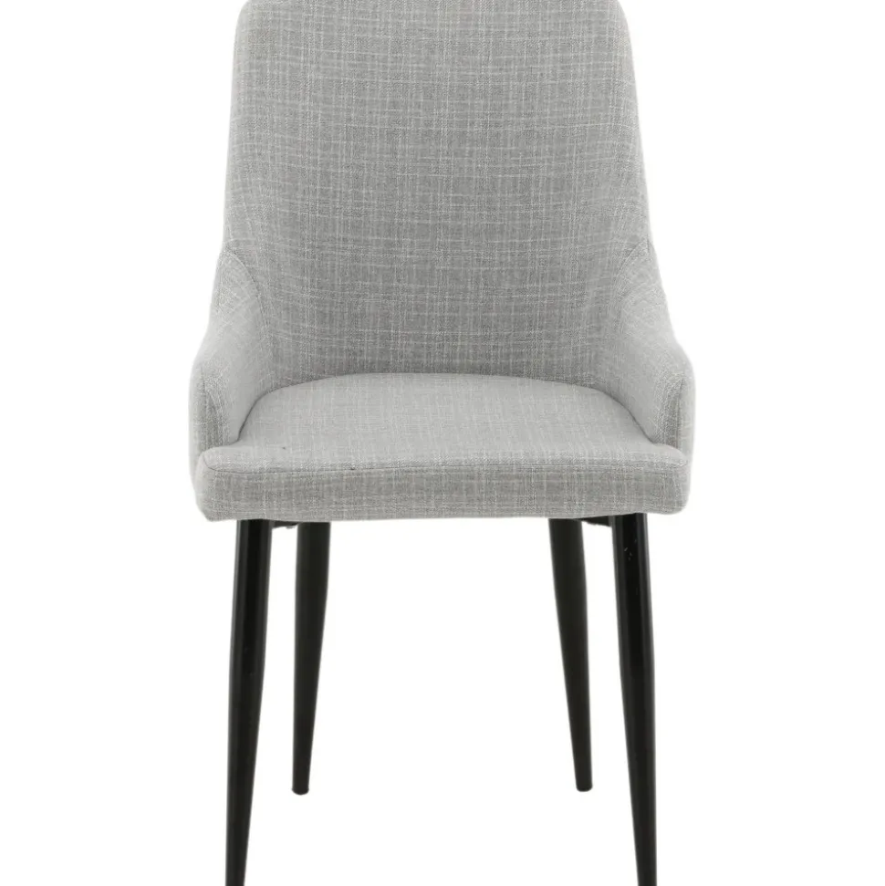 Paradis matstol - Ljusgrå/svart