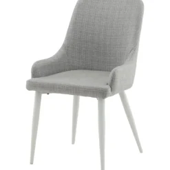 Paradis matstol - Ljusgrå/vit