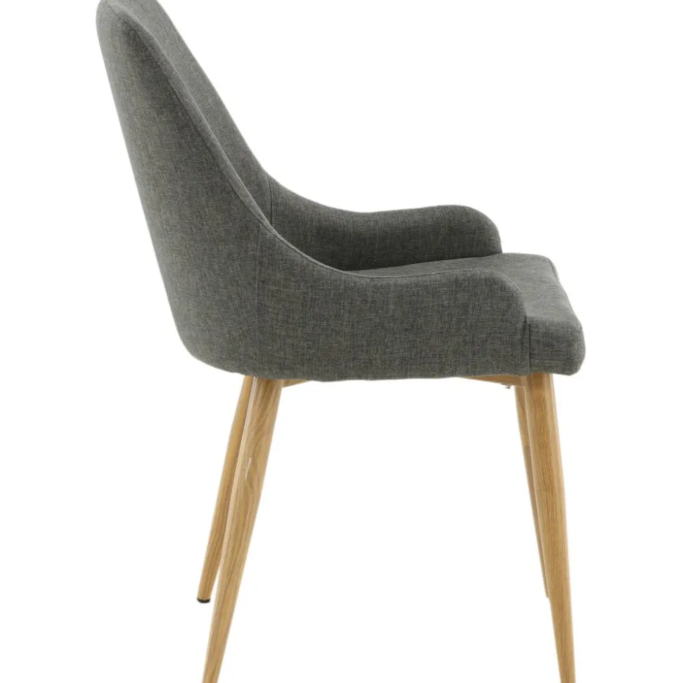 Paradis matstol - Mörkgrå/ek