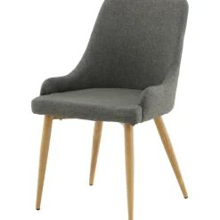 Paradis matstol - Mörkgrå/ek