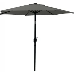 Parasoll antracit 300 cm - Fjällbacka + Rengöringsmedel för utemöbler