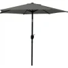 Parasoll antracit 300 cm - Fjällbacka + Textilskydd för utemöbler