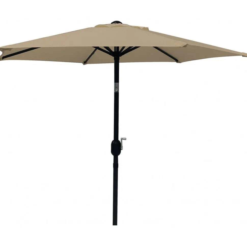 Parasoll beige 200 cm - Fjällbacka + Textilskydd för utemöbler