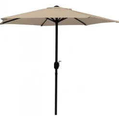 Parasoll beige 300 cm - Fjällbacka + Rengöringsmedel för utemöbler