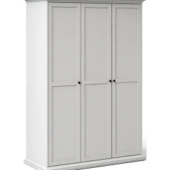 Paris garderob med 3 dörrar - Vit