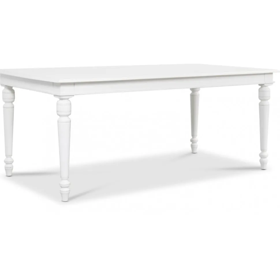 Paris matbord 180 cm - Vit