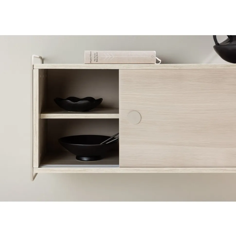 Paris väggskåp 48 x 122 cm - Beige/Whitewash