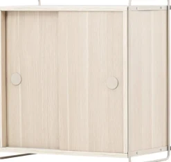 Paris väggskåp 68 x 60 cm - Beige/Whitewash