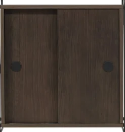 Paris väggskåp 68 x 60 cm - Svart/Mocca