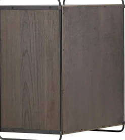 Paris väggskåp 68 x 60 cm - Svart/Mocca