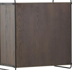 Paris väggskåp 68 x 60 cm - Svart/Mocca