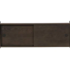 Paris väggskåp 48 x 122 cm - Svart/Mocca