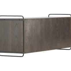 Paris väggskåp 48 x 122 cm - Svart/Mocca