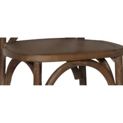 Paris vintage stol med kryss i valnöt + Fläckborttagare för möbler