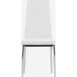 Pastill matstol - Silver/vit