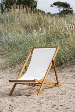 Peachy strandstol - Beige/Natur + Rengöringsmedel för utemöbler