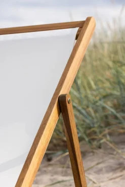 Peachy strandstol - Beige/Natur + Textilskydd för utemöbler