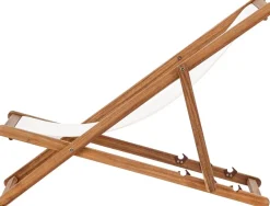 Peachy strandstol - Beige/Natur + Textilskydd för utemöbler