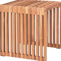 Pego sidobord Teak 40 x 40 cm + Rengöringsmedel för utemöbler