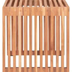 Pego sidobord Teak 40 x 40 cm + Rengöringsmedel för utemöbler