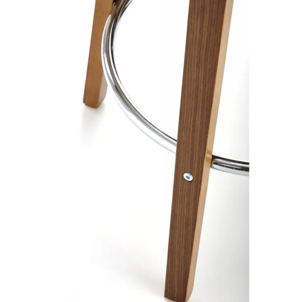 Pelican barstol 110 - Cream/valnöt