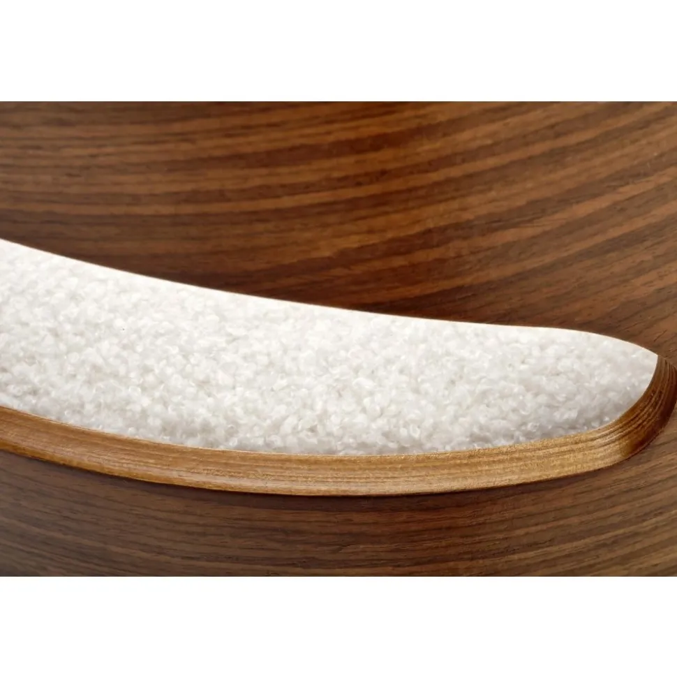 Pelican barstol 110 - Cream/valnöt