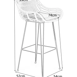 Pelican barstol 105 - Svart