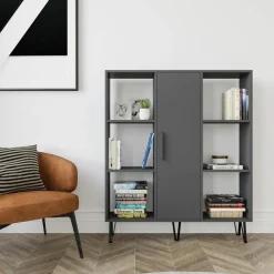 Peoria bokhylla - Antracit