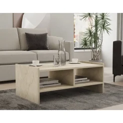 Pera soffbord 90 x 50 cm - Travertin