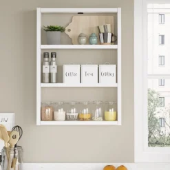 Pera vägghylla - Vit