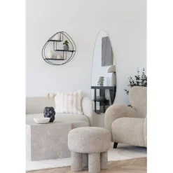 Perth sittpuff - Ljusgrå