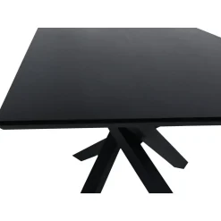 Piazza matbord 180 x 90 cm - Svart