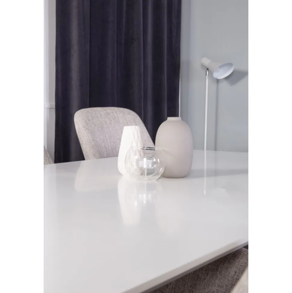 Piazza matbord 180 x 90 cm - Vit/ek-look