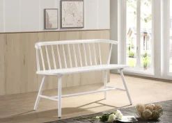 Pinnsoffa kökssoffa vit - Fårö