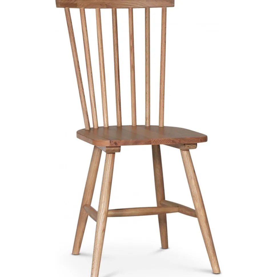 Pinnstol i oljad ek - Karl + Stolsdyna