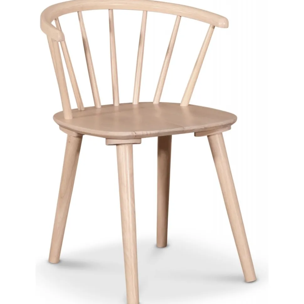 PiPi matgrupp, runt matbord Ø150 cm inkl 4 st Dalsland karmstolar - Whitewash