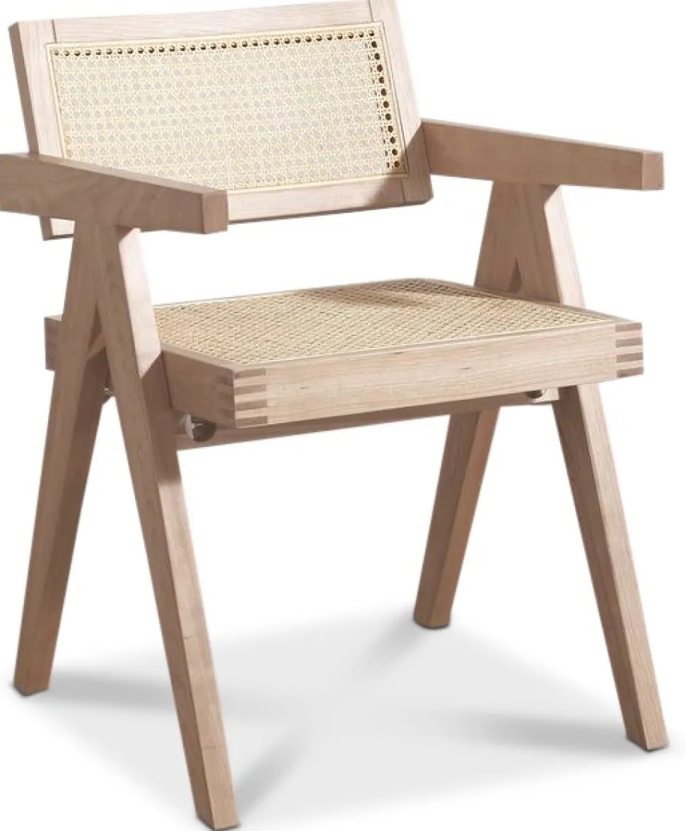 PiPi matgrupp, runt matbord Ø150 cm inkl 4 st Sara karmstolar - Whitewash