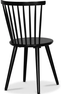 PiPi ovalt matgrupp 240 cm inkl 8 st svarta pinnstolar Castor - Oljad ekfanér + 8.00 x Stolsdyna