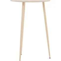 Plaza barbord Ø70 cm - Whitewash