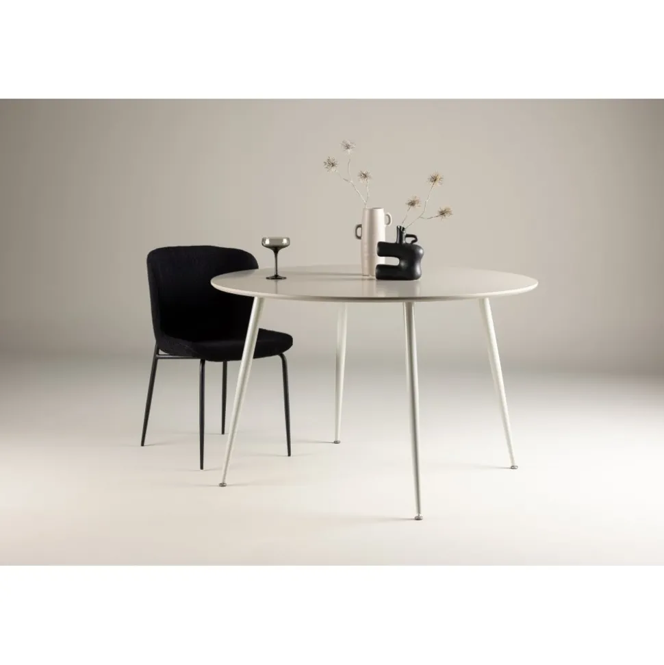 Plaza matbord Ø120 cm - Beige