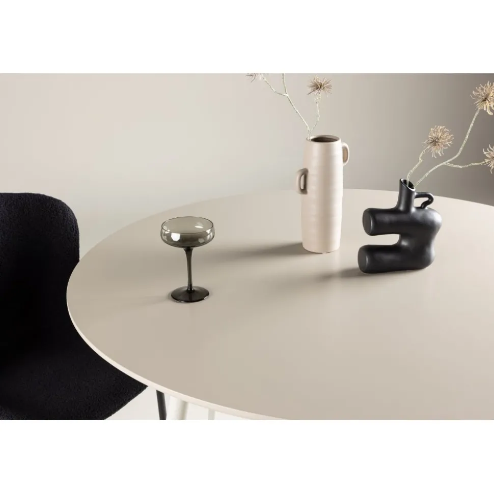 Plaza matbord Ø120 cm - Beige