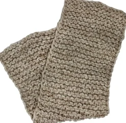 Pläd 35 x 120 cm - Toffee Melange