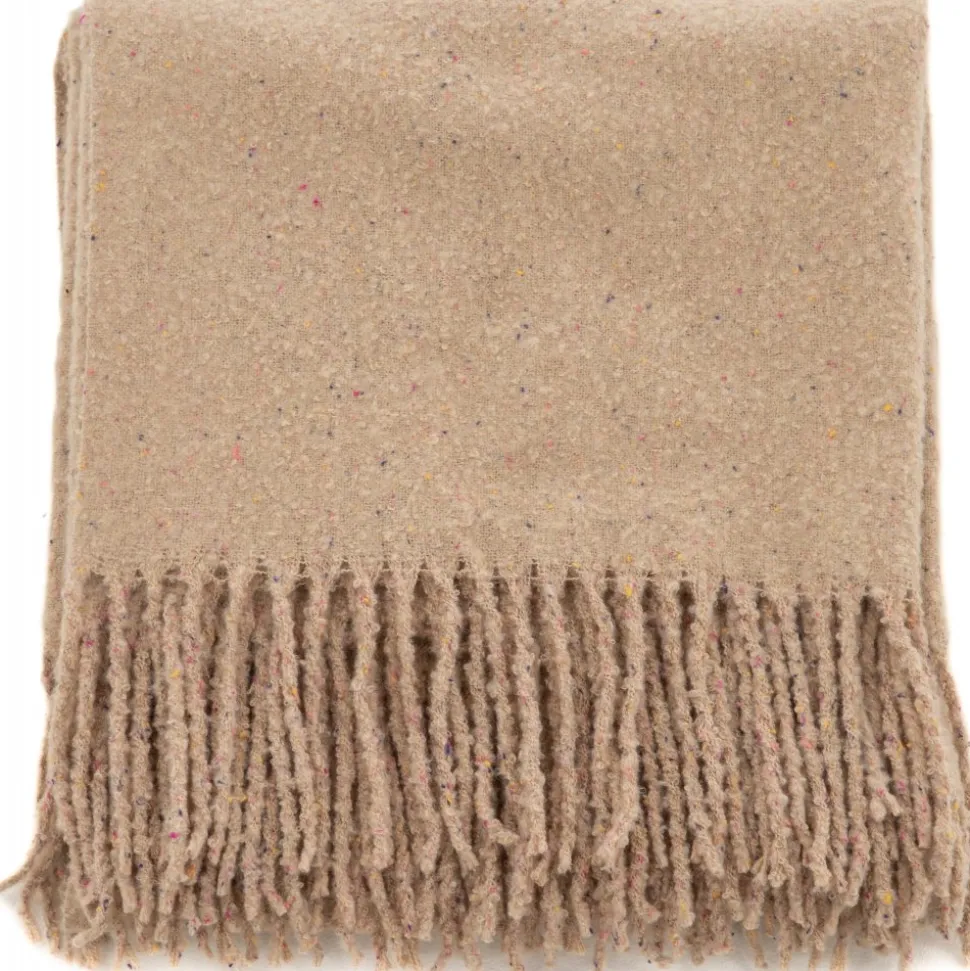 Pläd 130x170 cm - Beige