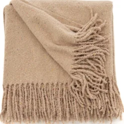 Pläd 130x170 cm - Beige